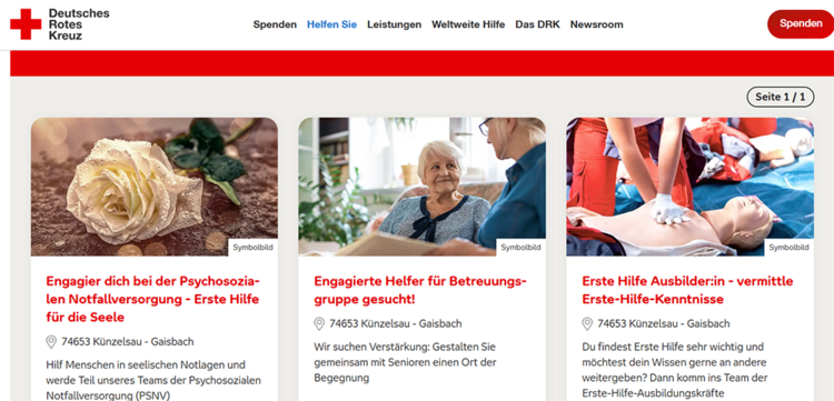 DRK-Engagementplattform